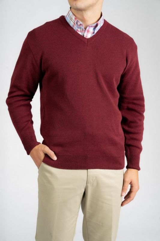 Carabou Sweater 1734 Burgundy size L